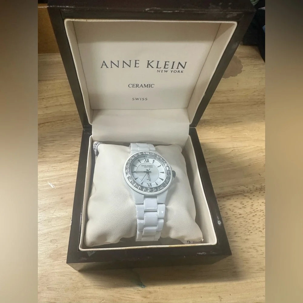 Anne Klein Ceramic Timepiece - Picture 1 of 3